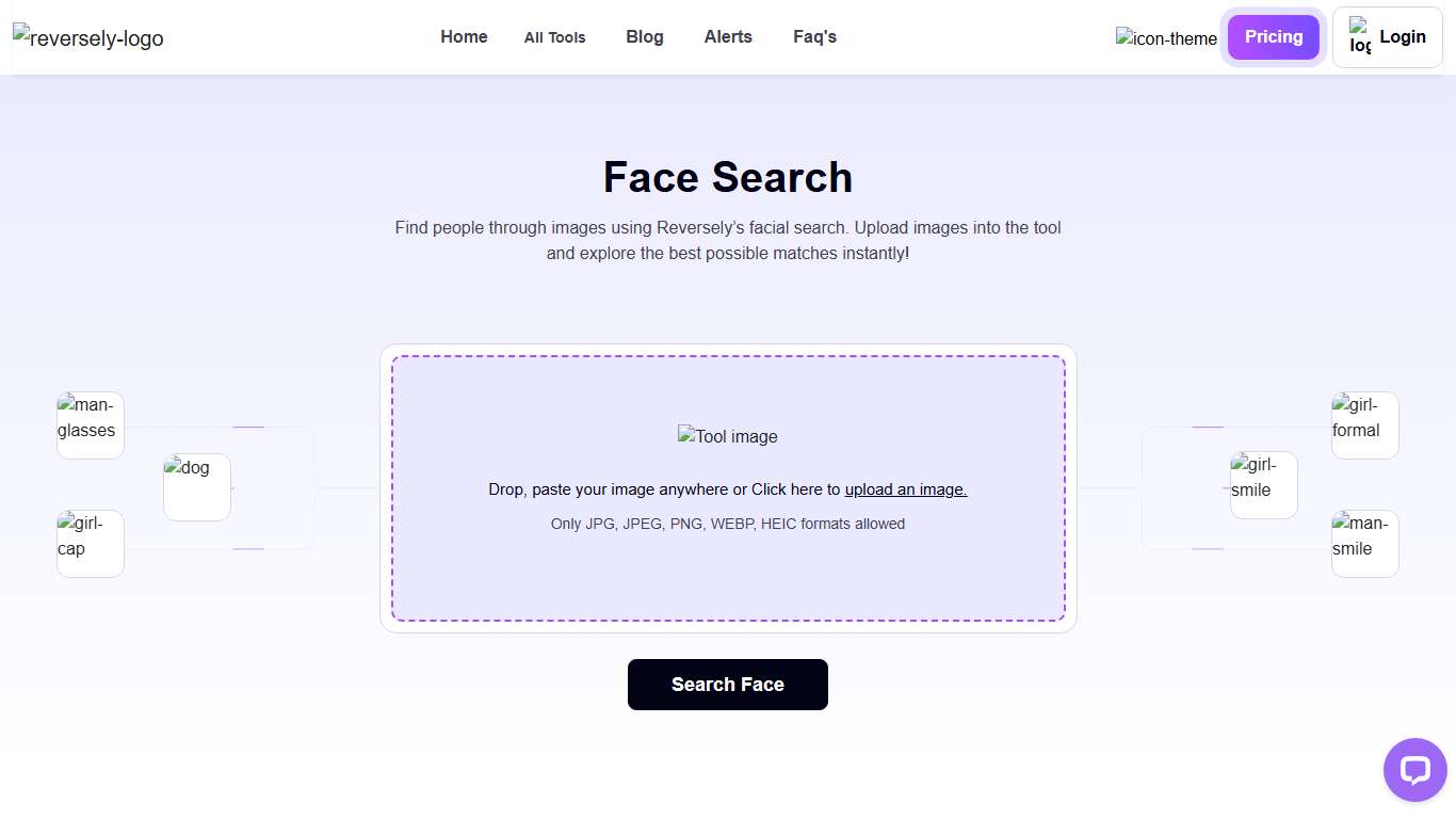 AI Face Search | Facial Recognition Search