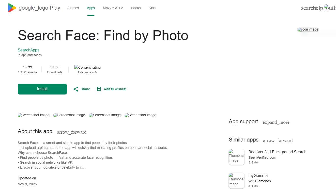 Search Face: Find by Photo - Apps on Google Play